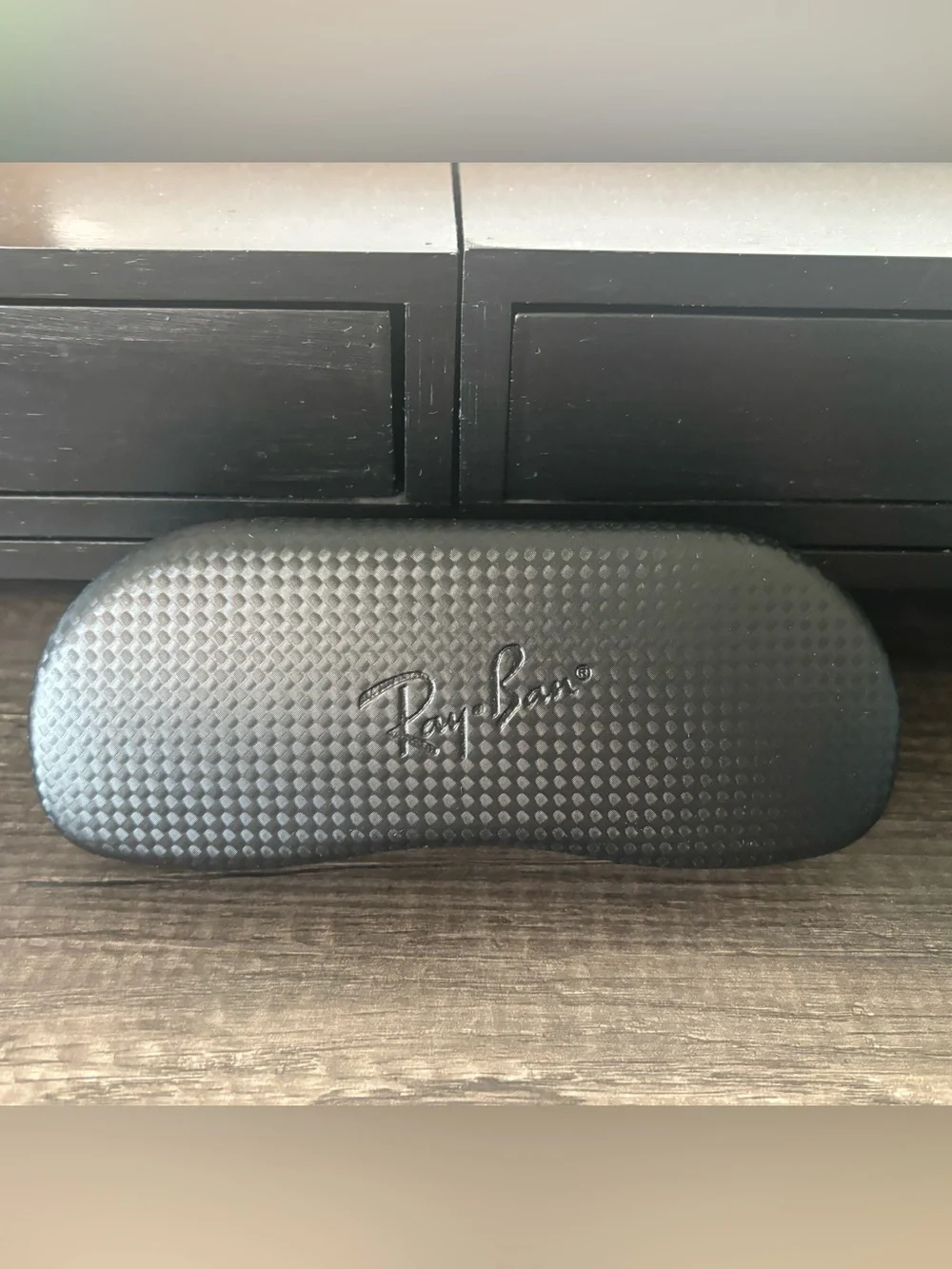 Ray-Ban Texturex Sunglasses Case with Signature Cleaning Cloth